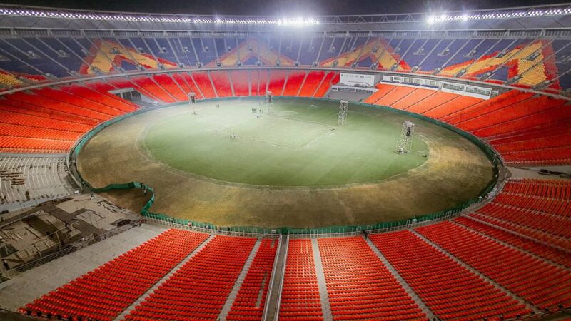 Un grand stade en Asie