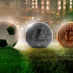 Foot ball Litecoin et BTC coin