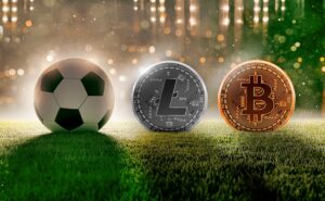 Foot ball Litecoin et BTC coin