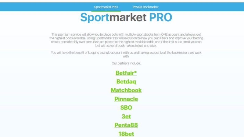 Back Office de Sport Market